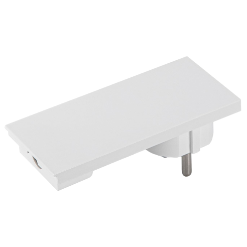 Ultra-flat 16A 2P+E schuko plug,...