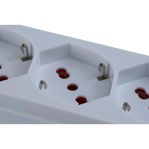 Power strip with 6 x 10A/16A...