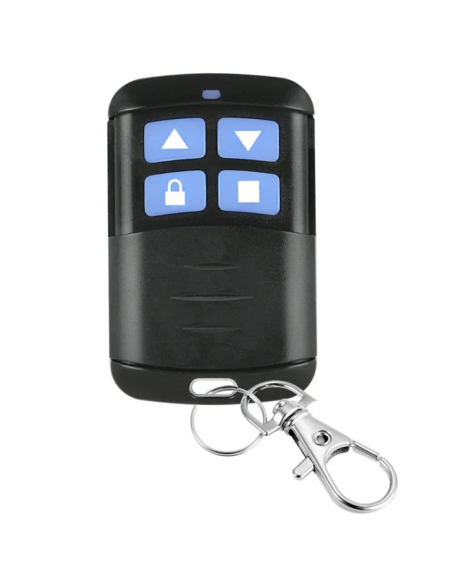 Télécommande radio pour l'ouverture du portail, auto-apprentissage, 4 canaux, code fixe 433,92MHz - Ettrogate ET6003
