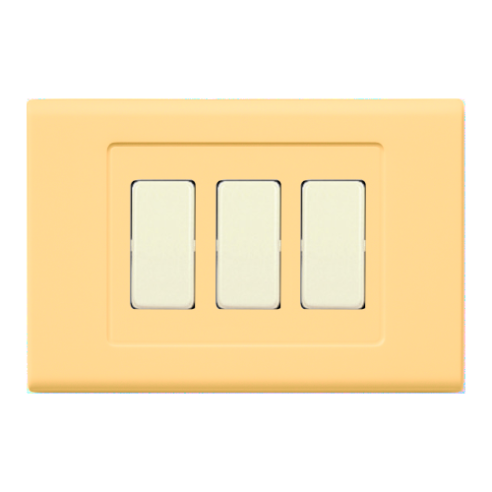 TondòQ series plate, 3 modules,...