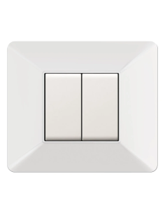 Plaque 2 modules, série...