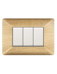 Placca 3 moduli, serie...