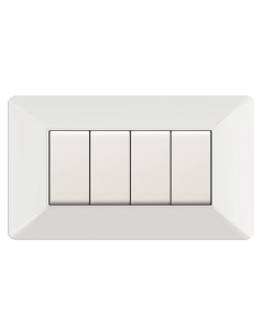 Placca 4 moduli, serie...
