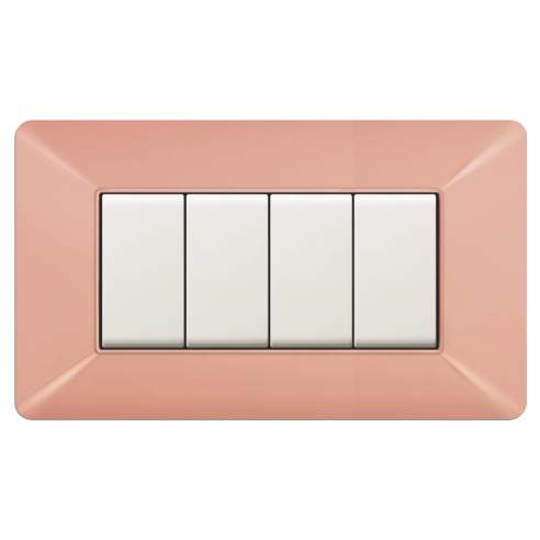 Plaque 4 modules, série Easy,...