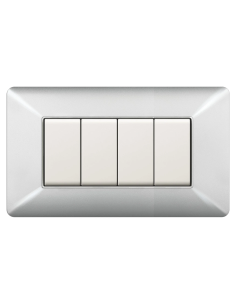 Placca 4 moduli, serie...