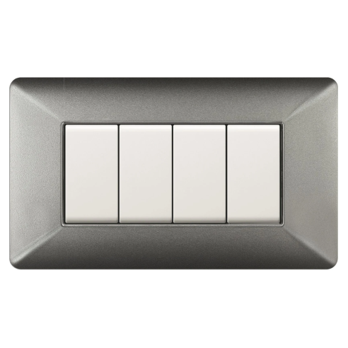 Plaque 4 modules, série Easy,...