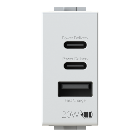 Módulo de toma USB 2.0 tipo A y 2 USB...