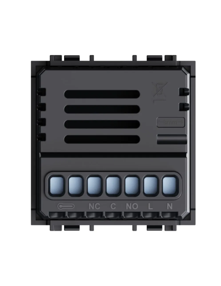 Cronotermostato caldaia smart WiFi da incasso, 230V, Tuya, display touch, nero, compatibile BTicino Matix - Ettroit MTWFN4102