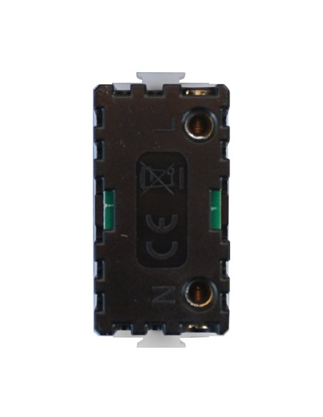Módulo de luz de paso Led con interruptor, 1 módulo, blanco frío 6000K, blanco, compatible BTicino Matix - Ettroit MT0301