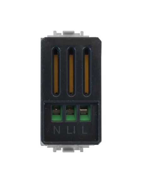 Módulo sensor de movimiento, 1 módulo, con control de tiempo/lujo, gris, compatible BTicino Living - Ettroit LG1800