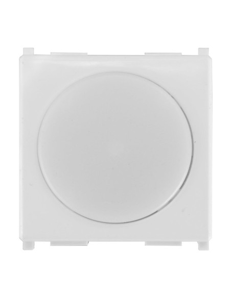 Módulo de señalización LED con interruptor, 2 módulos, blanco frío 6000K, blanco, compatible Vimar Plana - Ettroit EV0302
