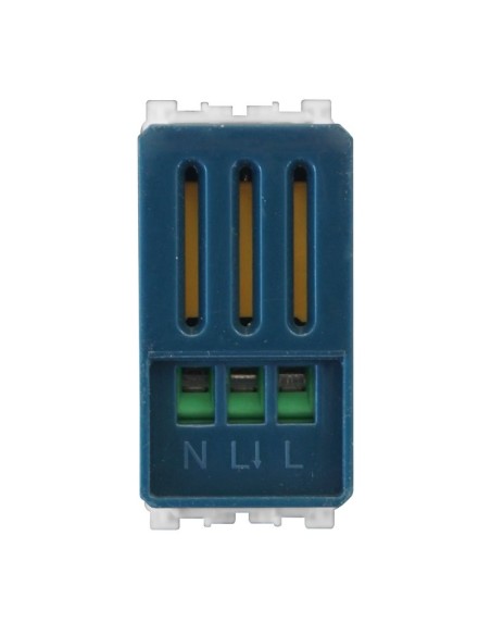 Módulo sensor de movimiento, 1 módulo, con control de tiempo/lujo, blanco, compatible Vimar Arkè - Ettroit VA1800B