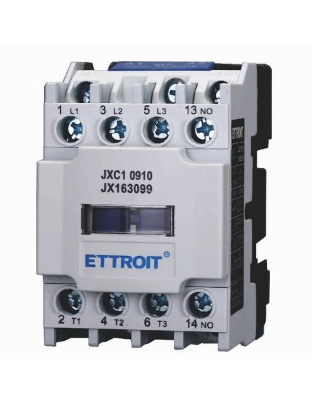 Contactor 220Vac, 3P, 9A, 3 contacts, normally open, Ue 380V - Ettroit JXC1 JX163099