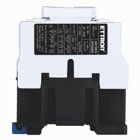 Contattore 220Vac, 3P, 9A, 3...