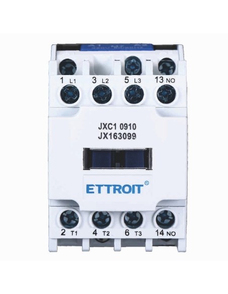 Contactor 220Vac, 3P, 9A, 3 contacts, normally open, Ue 380V - Ettroit JXC1 JX163099