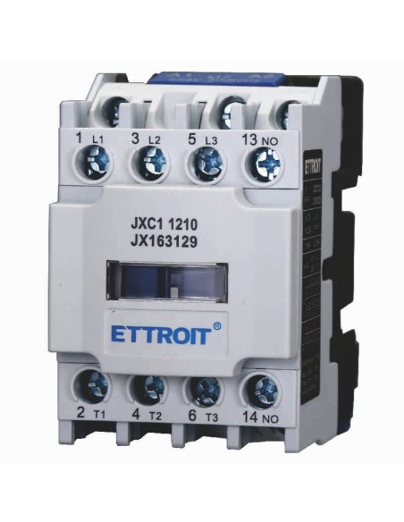 Schakelaar 220Vac, 3P, 12A, 3 contacten, normaal open, Ue 380V - Ettroit JXC1 JX163129