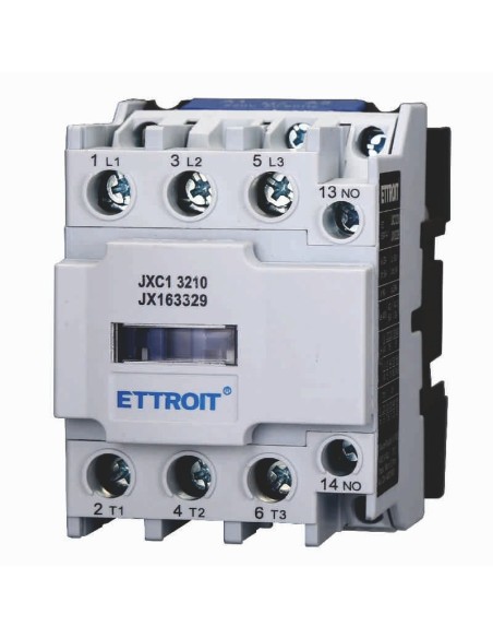 Contactor 220Vac, 3P, 32A, 3 contactos, normalmente abierto, Ue 380V - Ettroit JXC1 JX163329