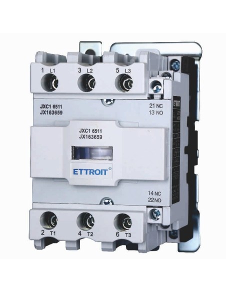 Contattore 220Vac, 3P, 65A, 3 contatti, normalmente aperto, Ue 380V - Ettroit JXC1 JX163659