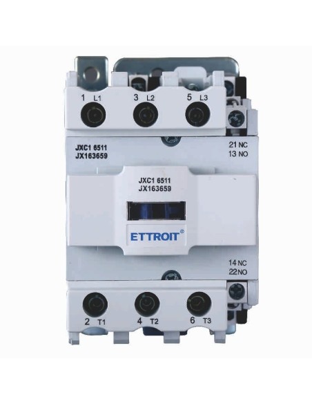 Contactor 220Vac, 3P, 65A, 3 contacts, normally open, Ue 380V - Ettroit JXC1 JX163659