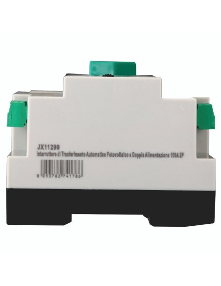 Commutateur de transfert automatique ATS pour photovoltaïque, double alimentation, 2P, 230Vac, 100A - Ettroit JX11299