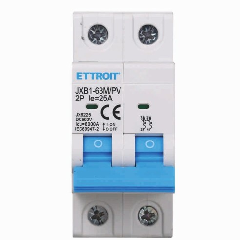 Disjoncteur photovoltaïque, 2P, 2...