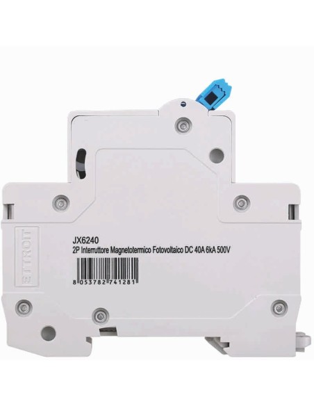 Disyuntor fotovoltaico, 2P, 2 módulos, 500V CC, 40A, 6KA - Ettroit JX6240