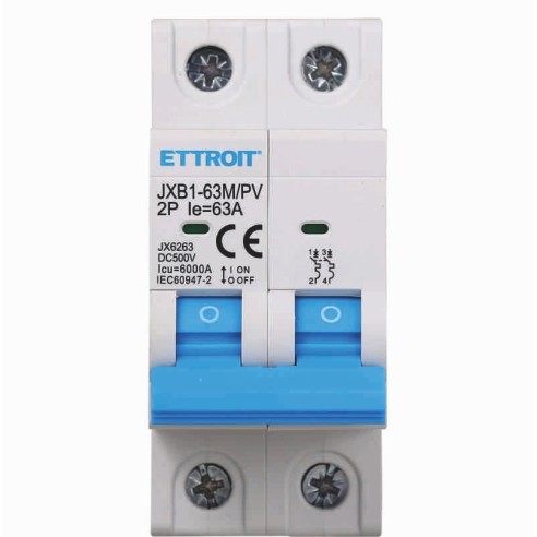 Disjoncteur photovoltaïque, 2P, 2...