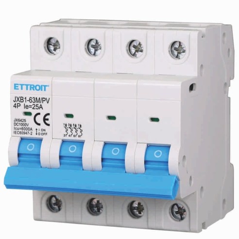 Disyuntor fotovoltaico, 4P, 4...