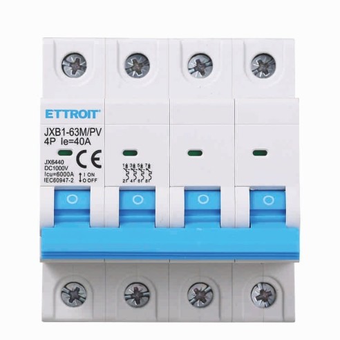 Photovoltaic circuit breaker, 4P, 4...