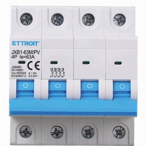 Photovoltaic circuit breaker, 4P, 4...