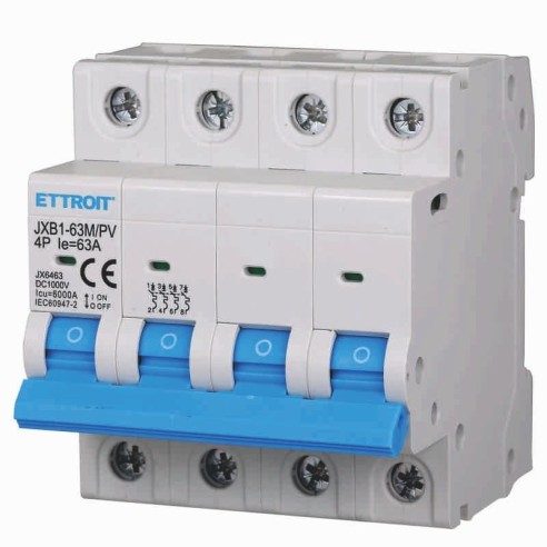 Photovoltaic circuit breaker, 4P, 4...