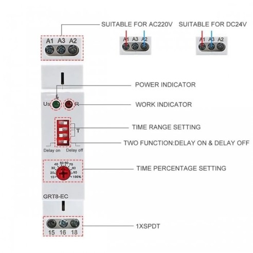Staircase light timer, on/off delay...