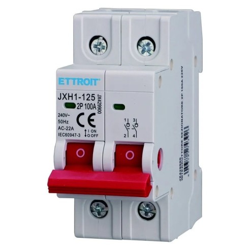 Sectionneur, 2P, 230Vac, 100A -...