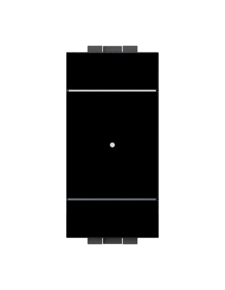 Módulo interruptor/dimmer inteligente ZigBee Tuya, serie Space, negro, compatible con BTicino Living - Ettroit LNZB1301