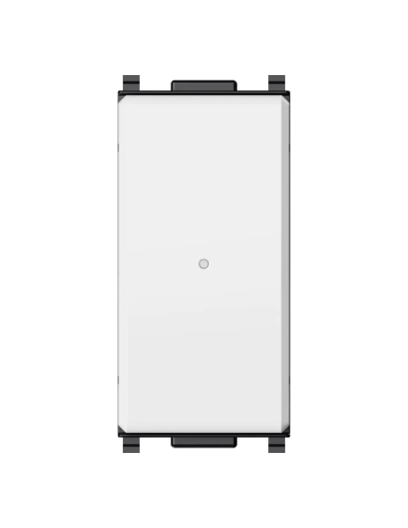 Módulo interruptor WiFi inteligente Tuya, serie Solar, blanco, compatible con BTicino serie Matix - Ettroit MTWF0801