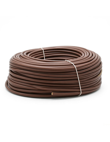 Cavo tripolare FS18OR18 3G0.5, sezione 3x0,5 mmq, 300/500V, CPR Cca-s3 d1 a3, marrone