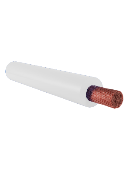 Cavo cordina unipolare FS17, sezione 1x1 mmq, 450/750V, CPR, bianco