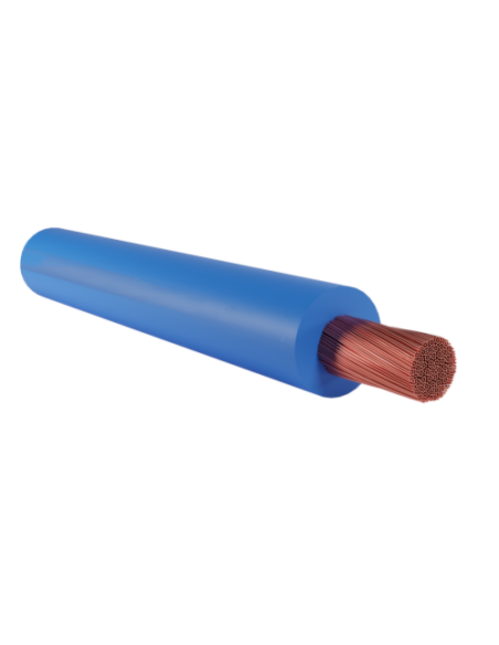 FS17 single-core cord cable, cross-section 1x2.5 sq. mm, 450/750V, CPR, blue