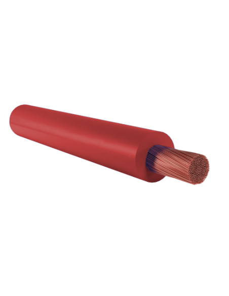 FS17 single-core cable, 1x16 sq. mm cross-section, 450/750V, CPR, red