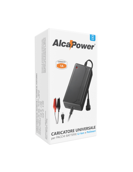 Batterieladegerät für 1 bis 4-Zellen Li-Ion und Li-Po-Akkus, 3.7V~16.8V 1A Ausgang, 5.5x2.5mm Stecker - Alcapower AP3714