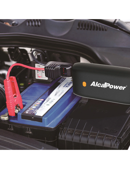 12V emergency battery starter, 26Wh internal battery, 800A starting current, with 7200mAh powerbank, torch - Alcapower PJ-1PRO