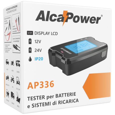 Batterijtester 12V en 24V met...