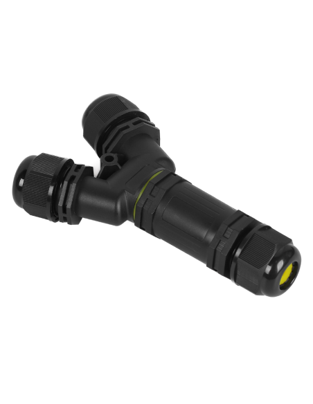3-way Y-junction with quick connection, 3 poles, for cable 0.5~2.5mm2, diameter Ø5~12mm, IP68, 380V 16A - Alcapower 930495
