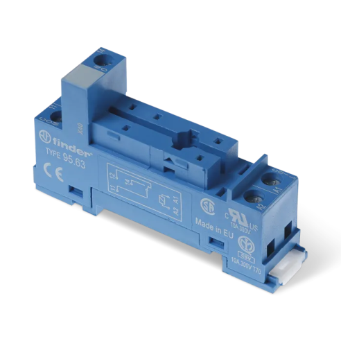 Socket type 95.63, for 1-way relays,...
