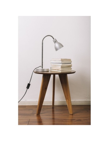 Interrupteur de lampe, câble 120cm avec prise 10A, câble d'interrupteur 80cm, noir, H03VVH2F 2x0.75, 250V 2.5A - Velamp LH102B