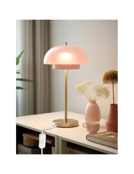 Interruttore passante per lampade, bianco, portata 250V 2A, adatto per cavo 2x0,75mm2 - Velamp LH126W