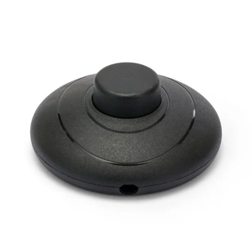 Lamp foot switch, black, 250V 2A...