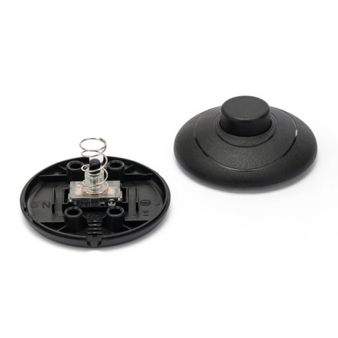 Lamp foot switch, black, 250V 2A...