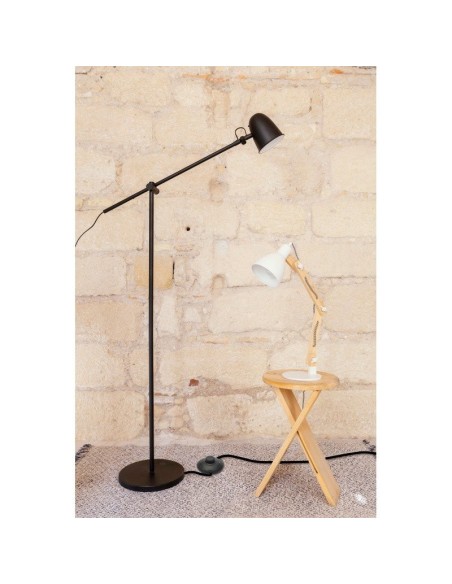Interruttore a pedale per lampade, nero, portata 250V 2A, Ø68x30mm, per cavi a 2/3 conduttori - Velamp LH122B