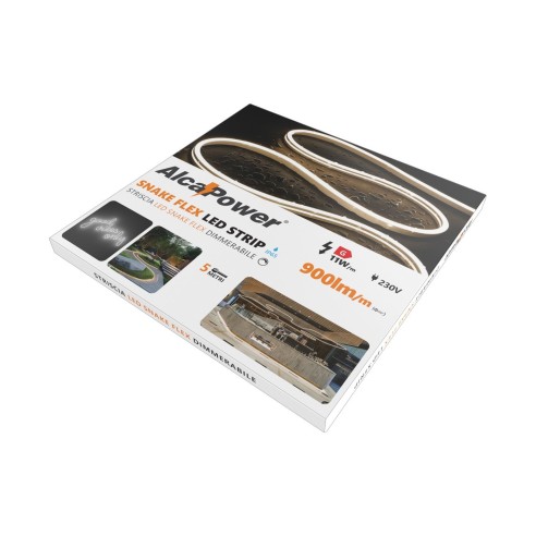 Tira LED Snake Flex 5m, IP65, 230V...